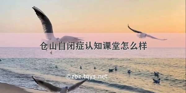 仓山自闭症认知课堂怎么样