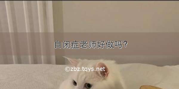 自闭症老师好做吗？