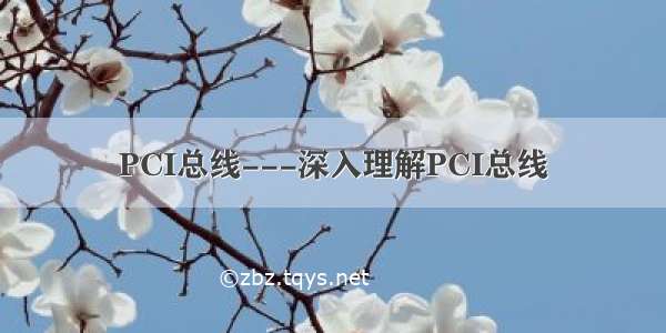 PCI总线---深入理解PCI总线