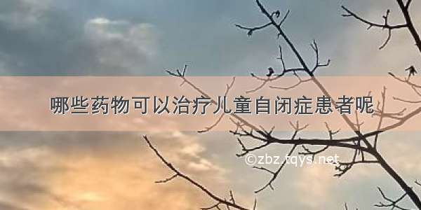 哪些药物可以治疗儿童自闭症患者呢