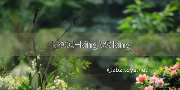 NYOJ-king VS king