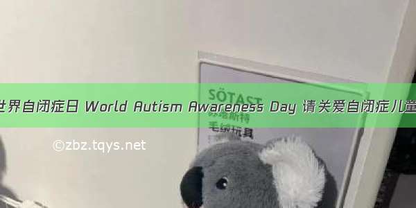 世界自闭症日 World Autism Awareness Day 请关爱自闭症儿童