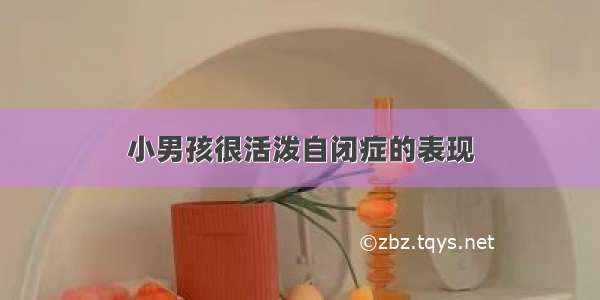 小男孩很活泼自闭症的表现