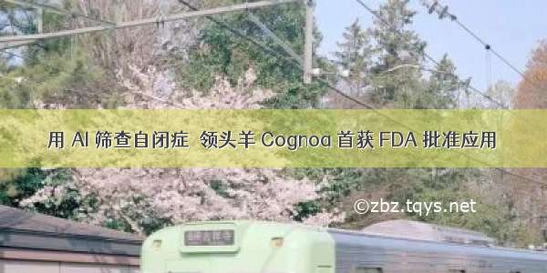 用 AI 筛查自闭症  领头羊 Cognoa 首获 FDA 批准应用