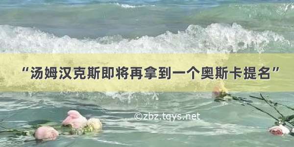 “汤姆汉克斯即将再拿到一个奥斯卡提名”