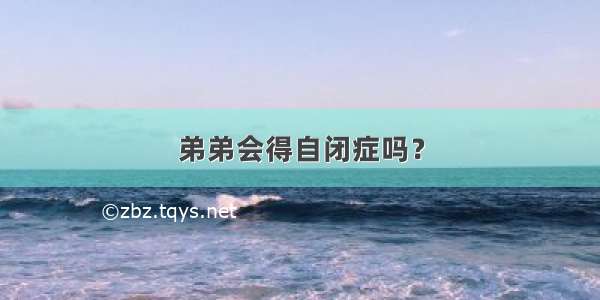 弟弟会得自闭症吗？