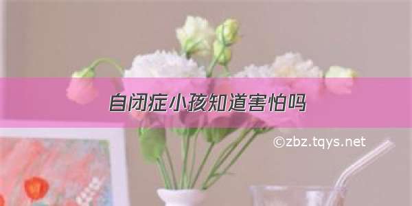 自闭症小孩知道害怕吗