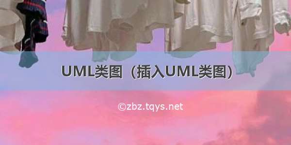 UML类图（插入UML类图）