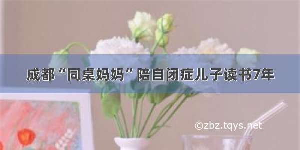 成都“同桌妈妈”陪自闭症儿子读书7年