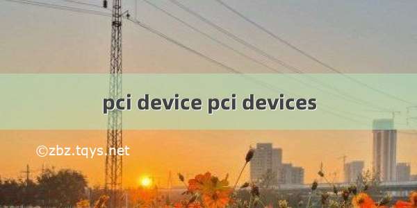 pci device pci devices