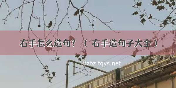 右手怎么造句？ （ 右手造句子大全）