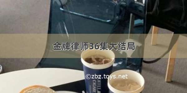 金牌律师36集大结局