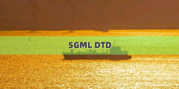 SGML DTD