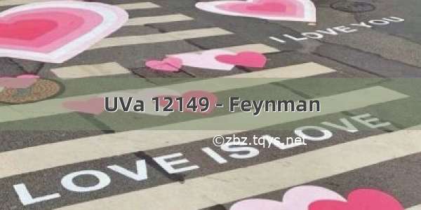 UVa 12149 - Feynman