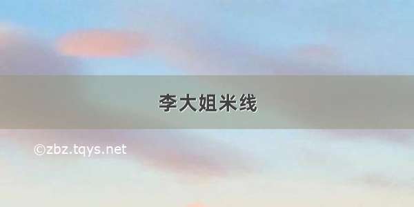 李大姐米线